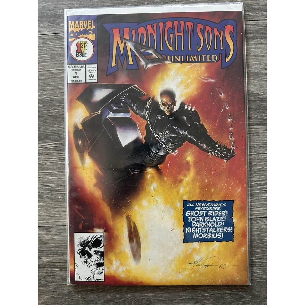 Marvel Midnight Sons Unlimited #1 Single Issue Comic Color Ghostrider